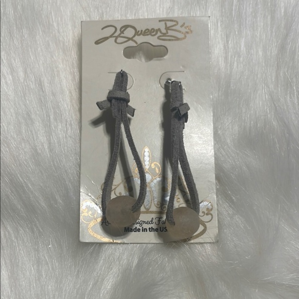 Gray Earrings